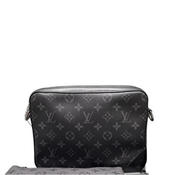 Coated Canvas Trio Messenger Bag