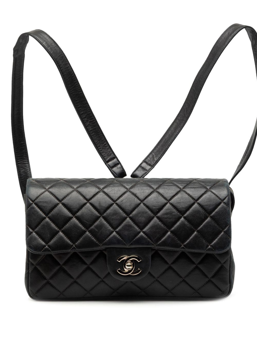 1996-1997 Medium Quilted Lambskin Flap backpack