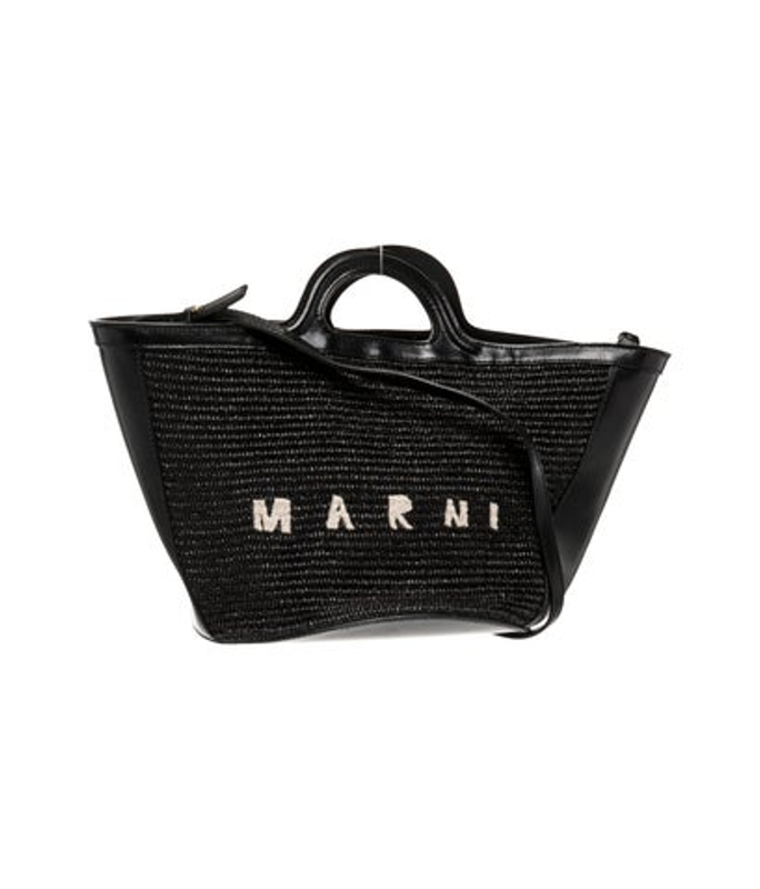Marni Raffia Top Handle Bag