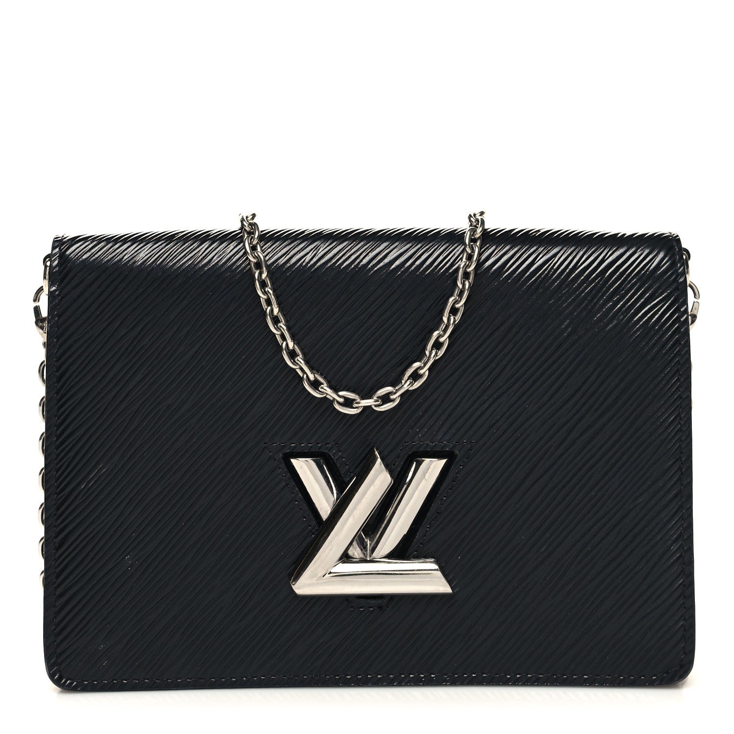 Louis Vuitton Epi Twist Belt Chain Wallet Black
