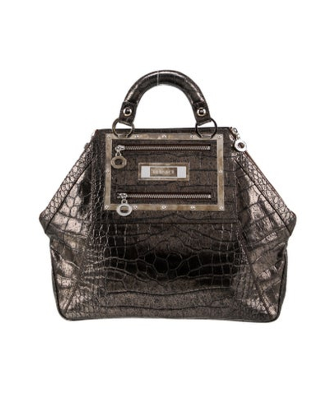 Versace Leather Top Handle Bag