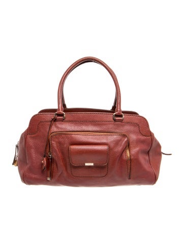 Leather Top Handle Bag