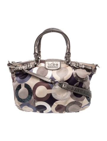Jacquard Top Handle Bag