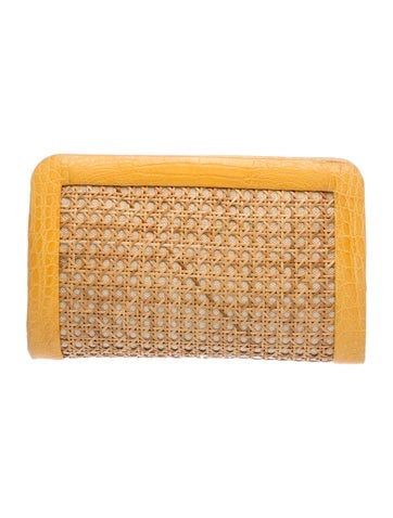 Nancy Gonzalez Leather Clutch