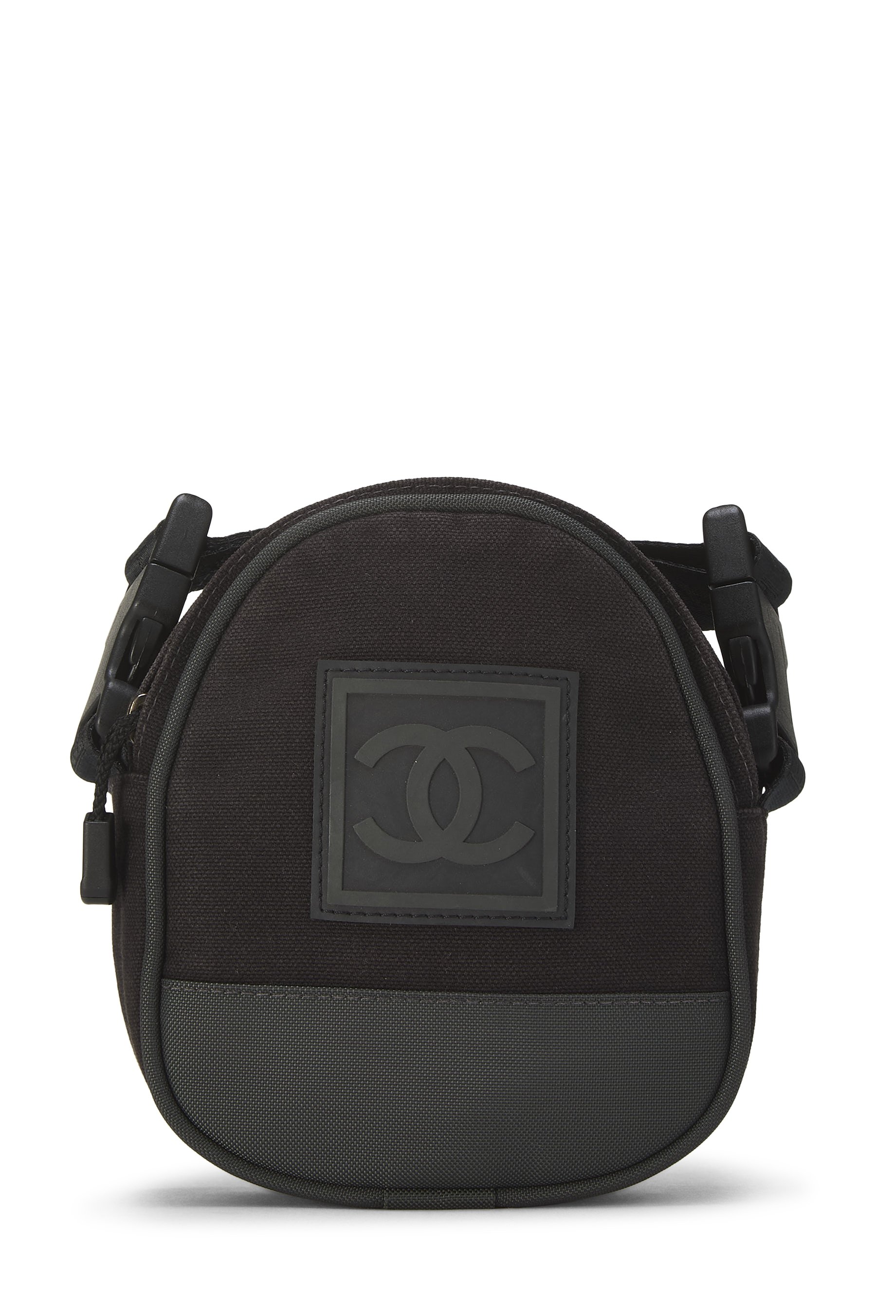 Grey Canvas Sportline Crossbody Small