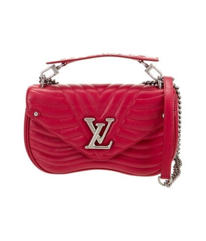 Louis Vuitton Vuitton Leather New Wave Chain Bag Mm