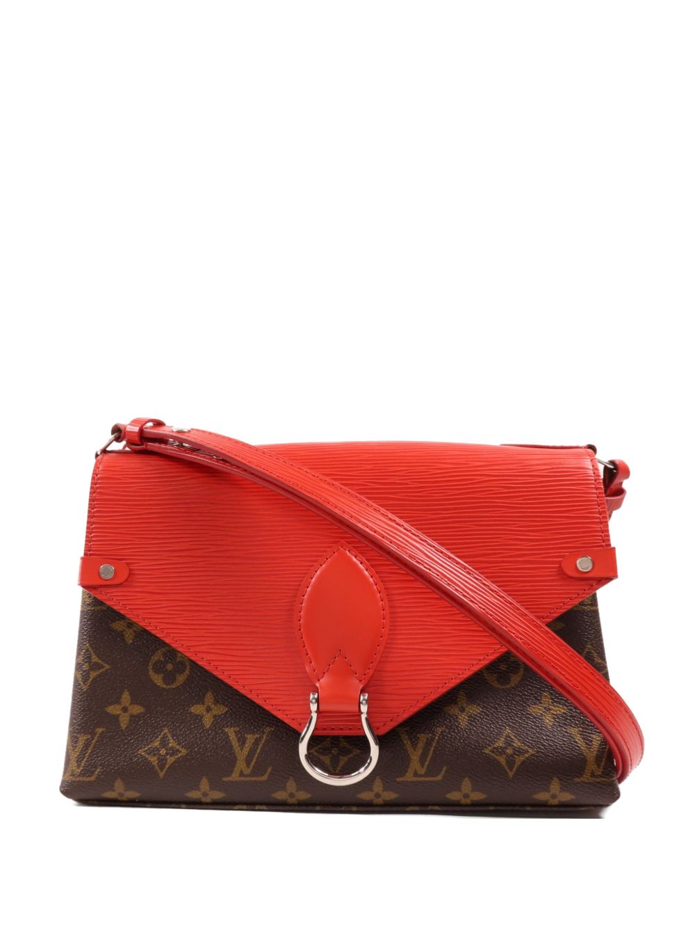 Saint Michel Monogram canvas shoulder bag