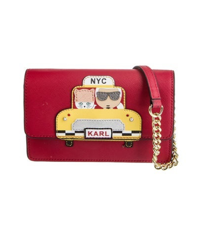 Karl Lagerfeld Lagerfeld Leather Clutch