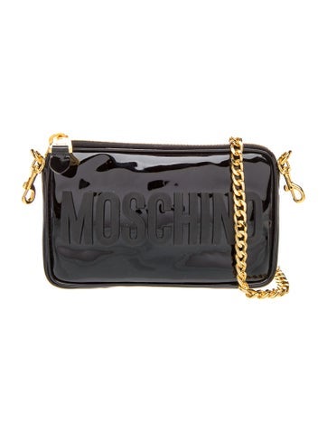 Moschino Patent Leather Shoulder Bag