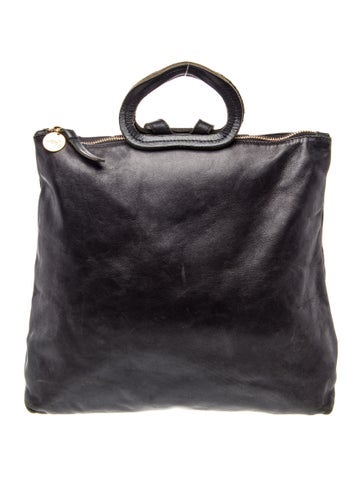 Leather Top Handle Bag
