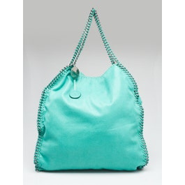 Stella McCartney Stella McCartney Green Falabella Large Tote Bag