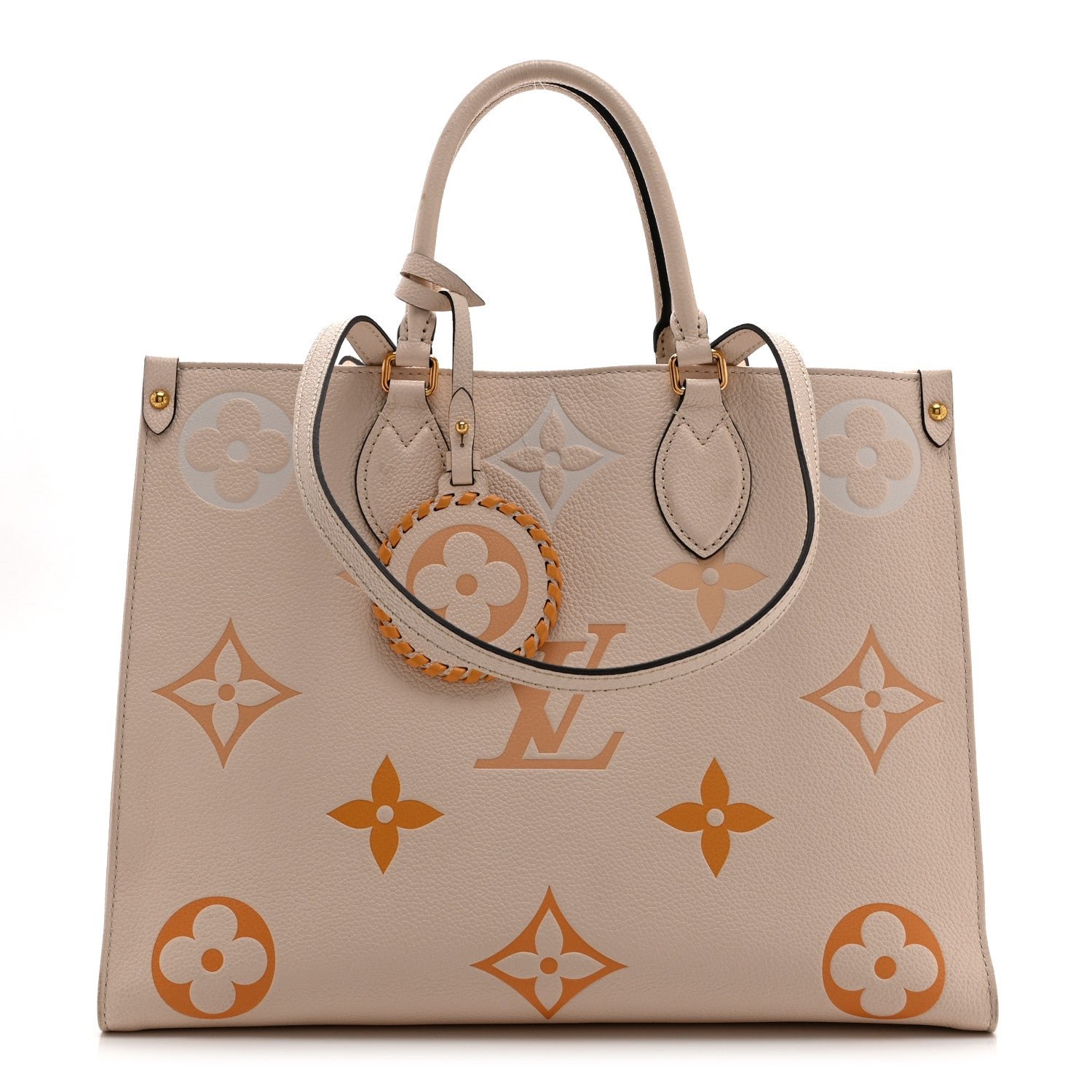 Louis Vuitton Empreinte Monogram Giant By The Pool Onthego MM Cream Saffron