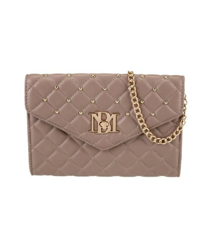 Badgley Mischka Mischka Leather Messenger Bag W Tags