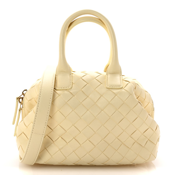 Bottega Veneta Nappa Intrecciato Mini Bauletto Camomile