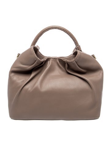 Leather Top Handle Bag