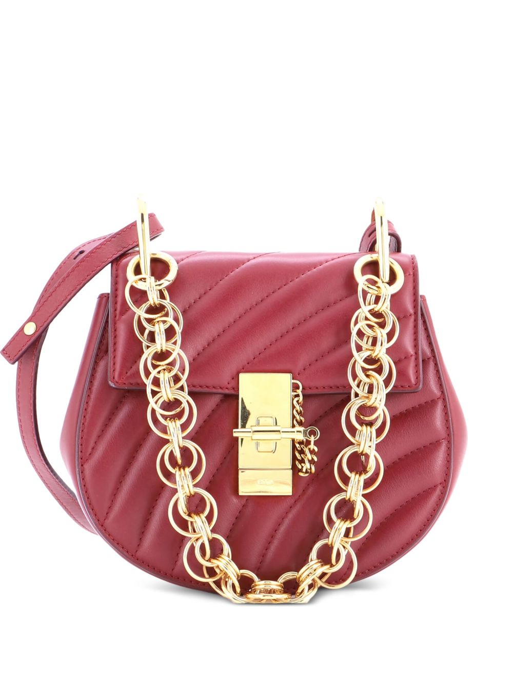 Drew Bijou Quilted Leather Small crossbody bag