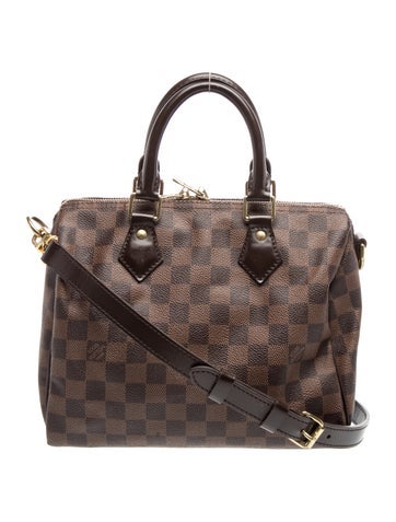 Damier Ebene Speedy Bandouliere 25