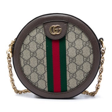 Mini GG Supreme Web Ophidia Round Crossbody