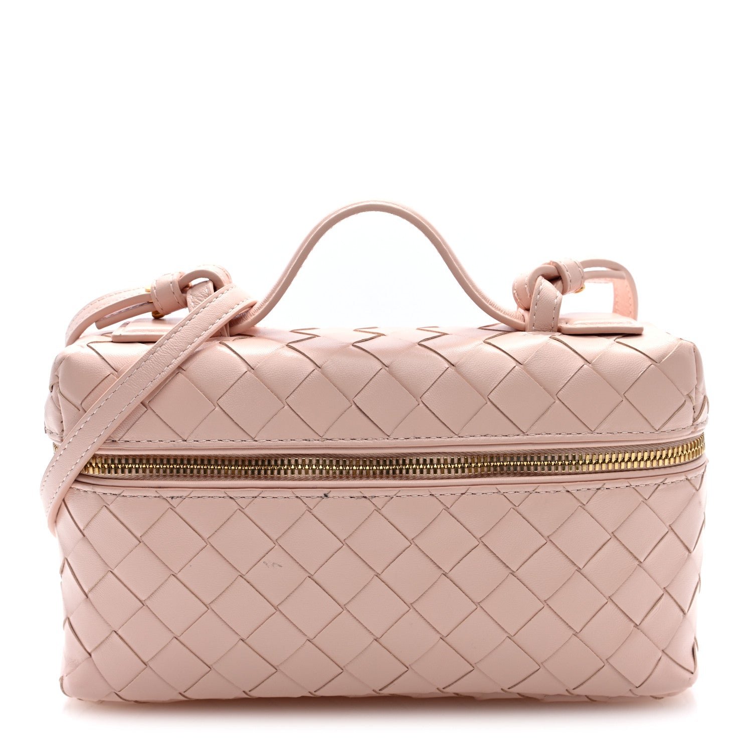Bottega Veneta Calfskin Intrecciato Bang Bang Vanity Case Cameo