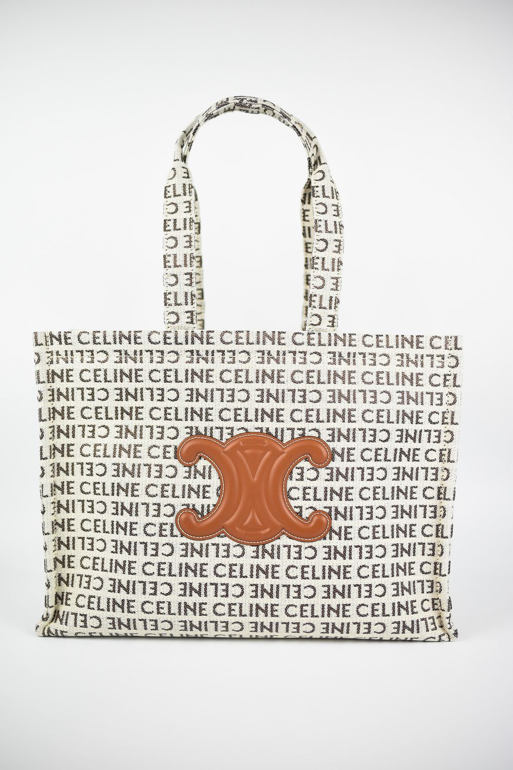 Celine Celine Tote Cabas, Large, Neutral Canvas, New in Dustbag GA001