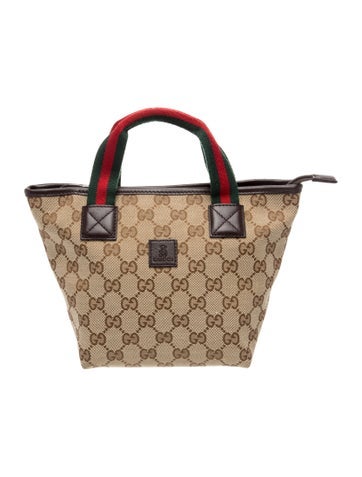 Girls' GG Canvas Mini Tote Bag