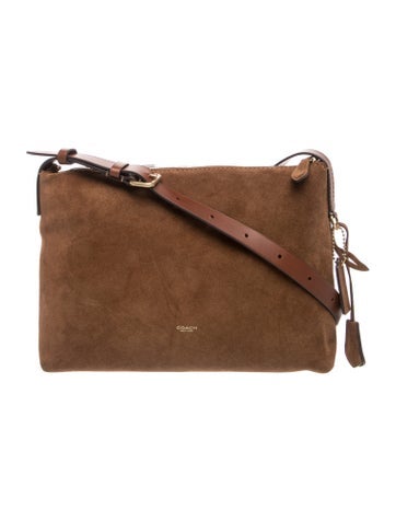 Coach Suede Crossbody Bag w/ Tags