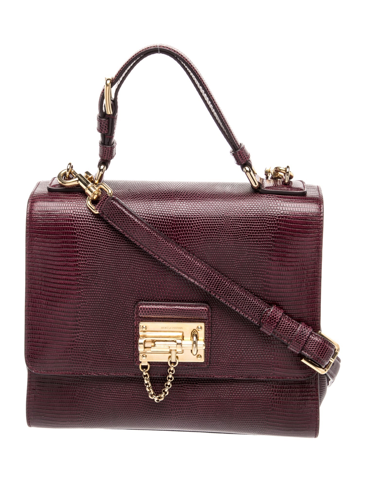 Dolce & Gabbana Leather Top Handle Bag