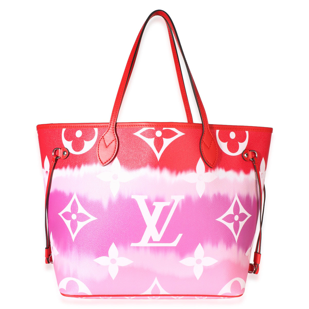 Rouge Giant Monogram Escale Canvas Neverfull MM