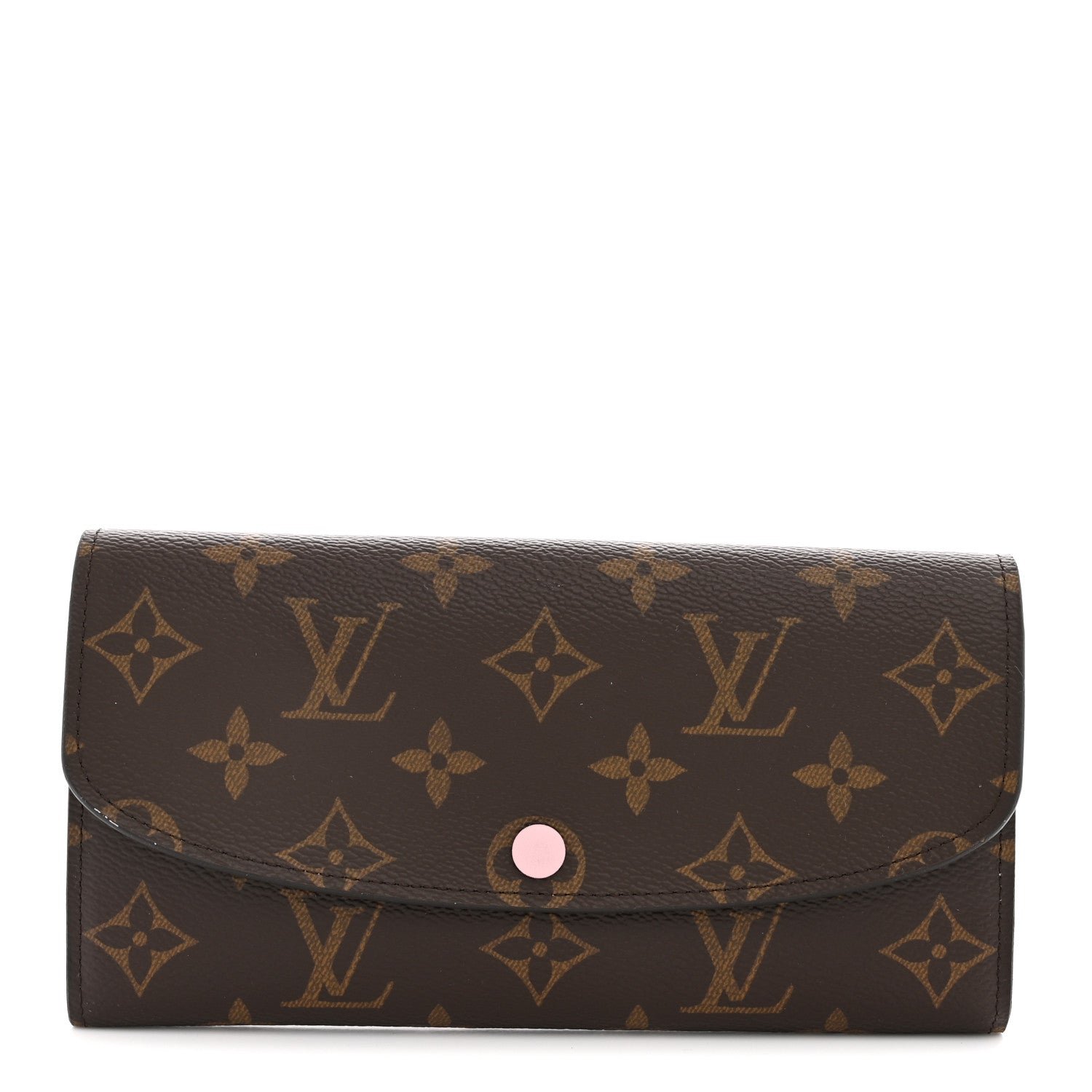 Louis Vuitton Monogram Emilie Wallet Rose Ballerine