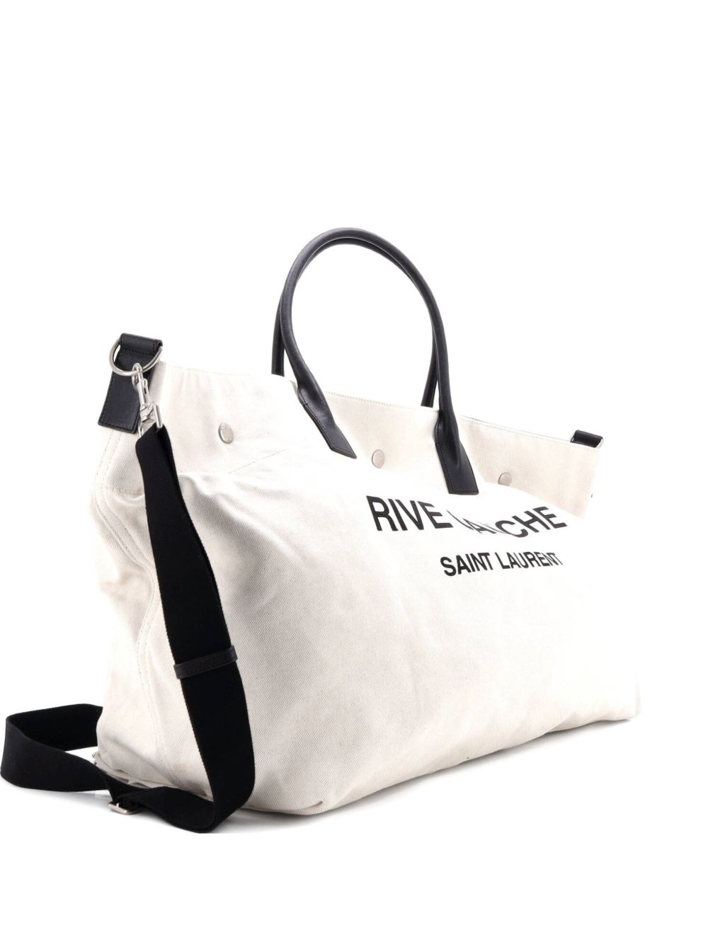Rive Gauche Shopper Canvas Maxi tote bag