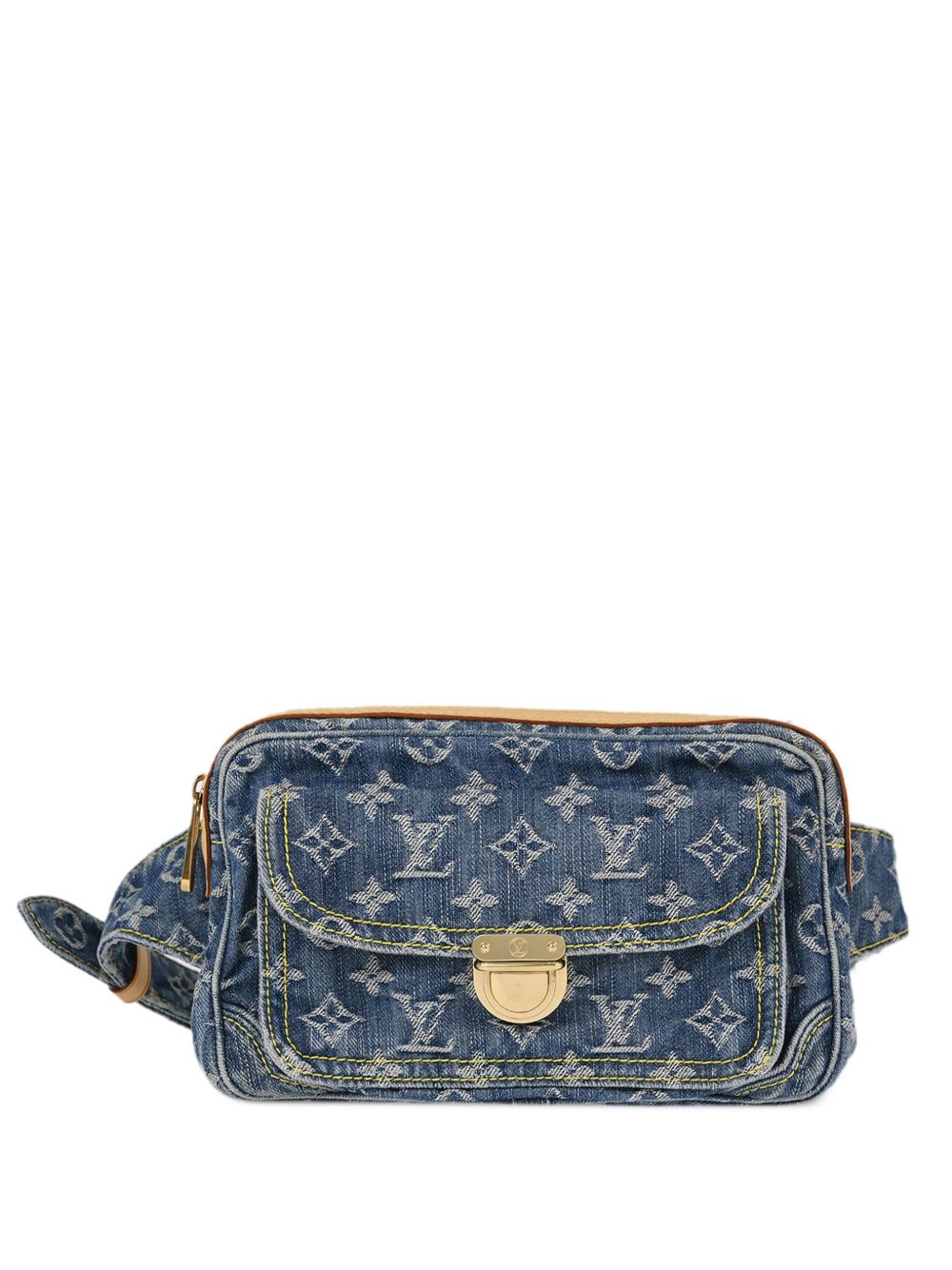 2007 monogram denim belt bag