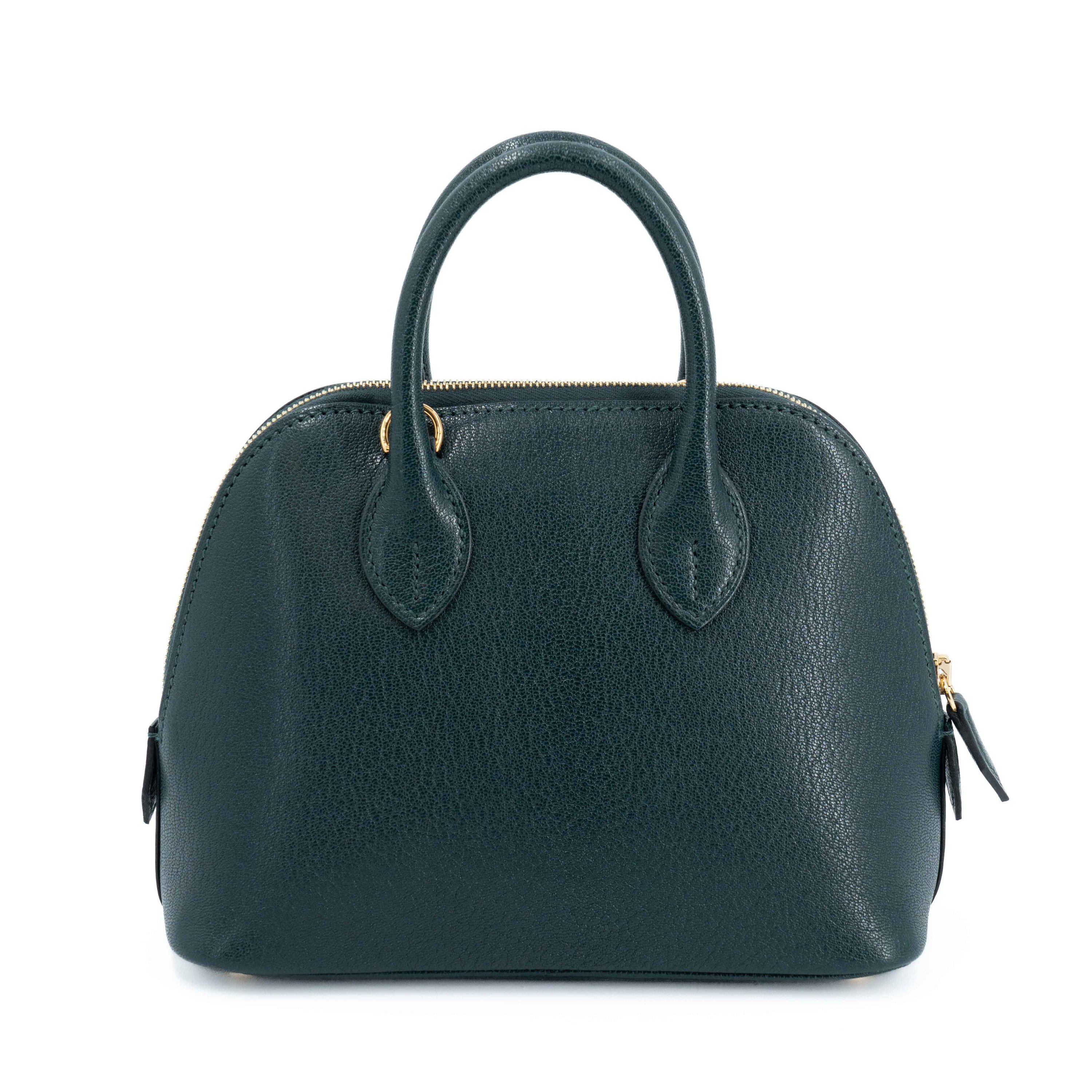 Excellent ( Rank SA ) HERMÈS Mini Bolide 1923 Vert Cypress (6O) Chamkila Gold hardware W (2024)