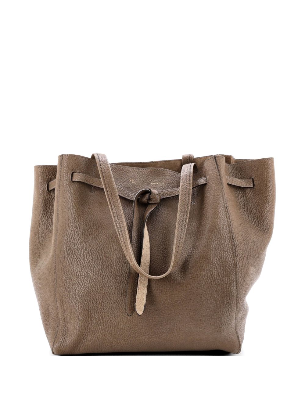 Phantom Tie Cabas Leather Medium tote bag