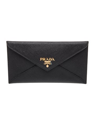 Saffiano Leather Clutch