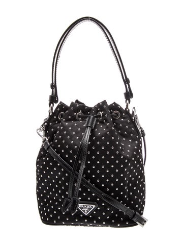 Tessuto Nylon Bucket Bag