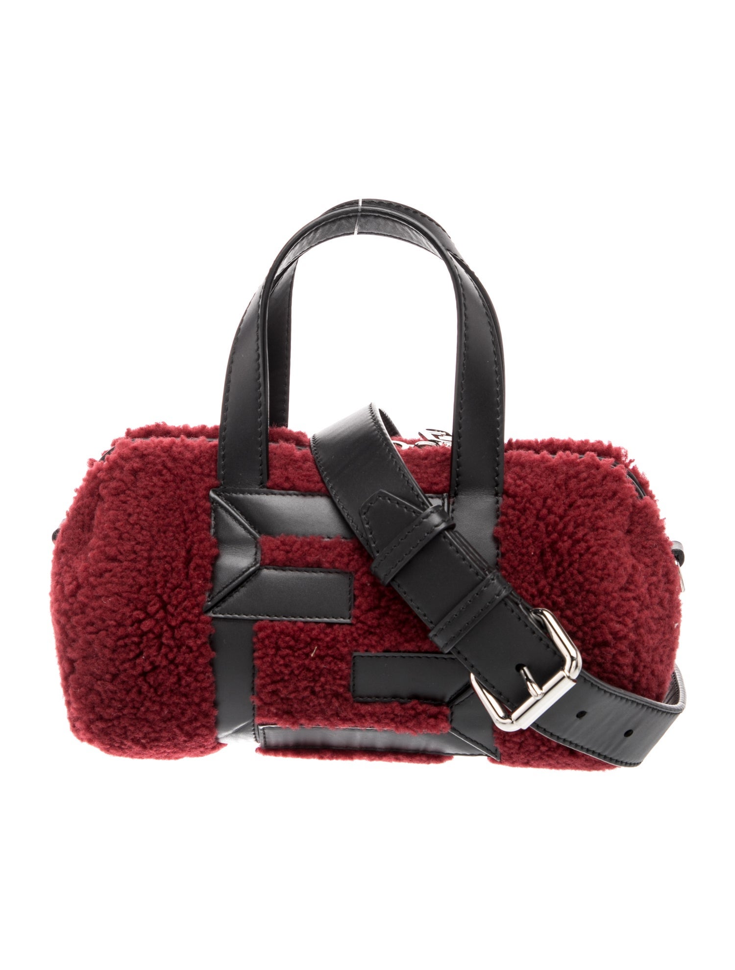 Fendi Shearling Shoulder Bag