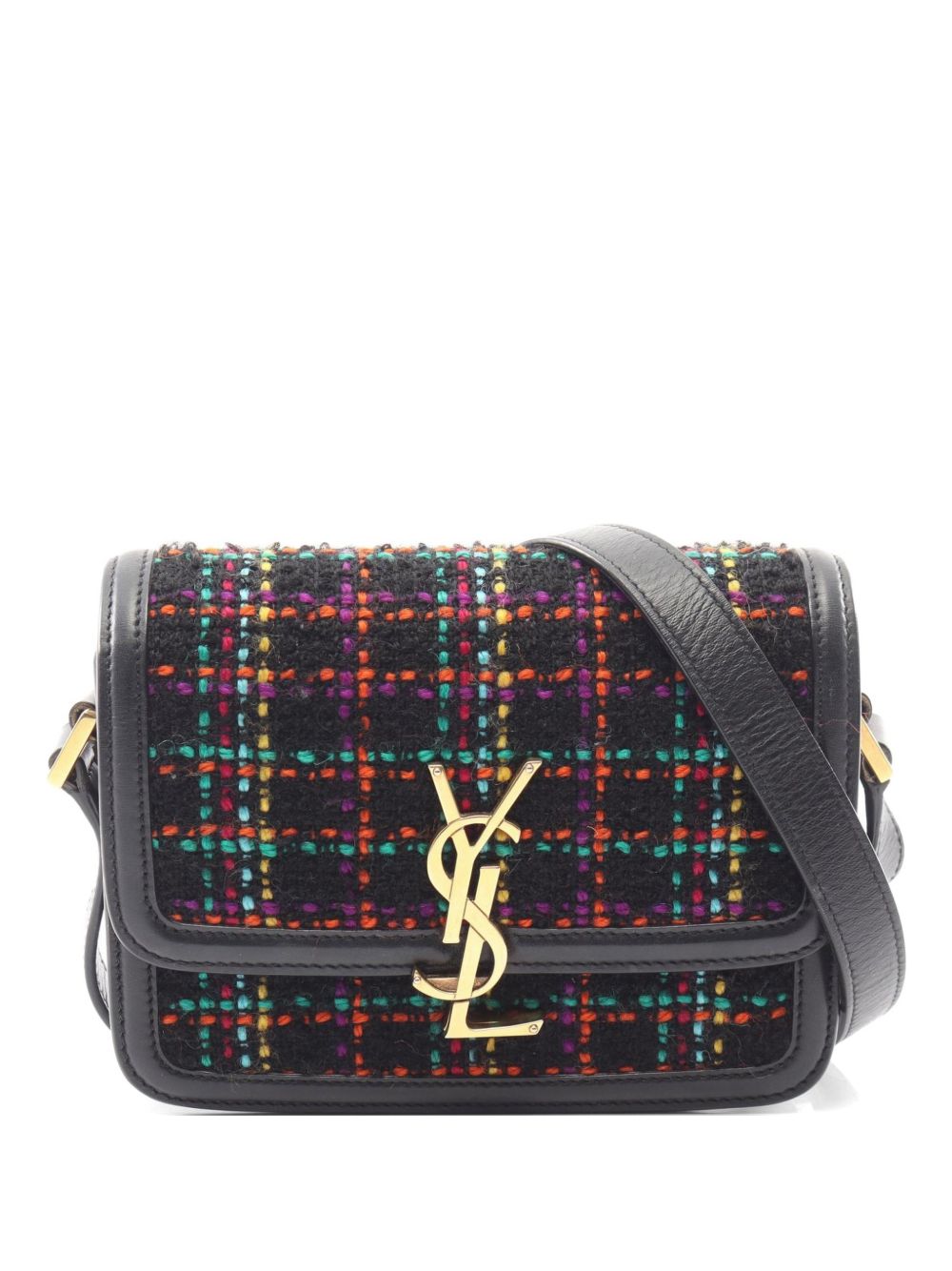 Solferino tweed shoulder bag