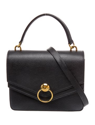 Leather Top Handle Bag