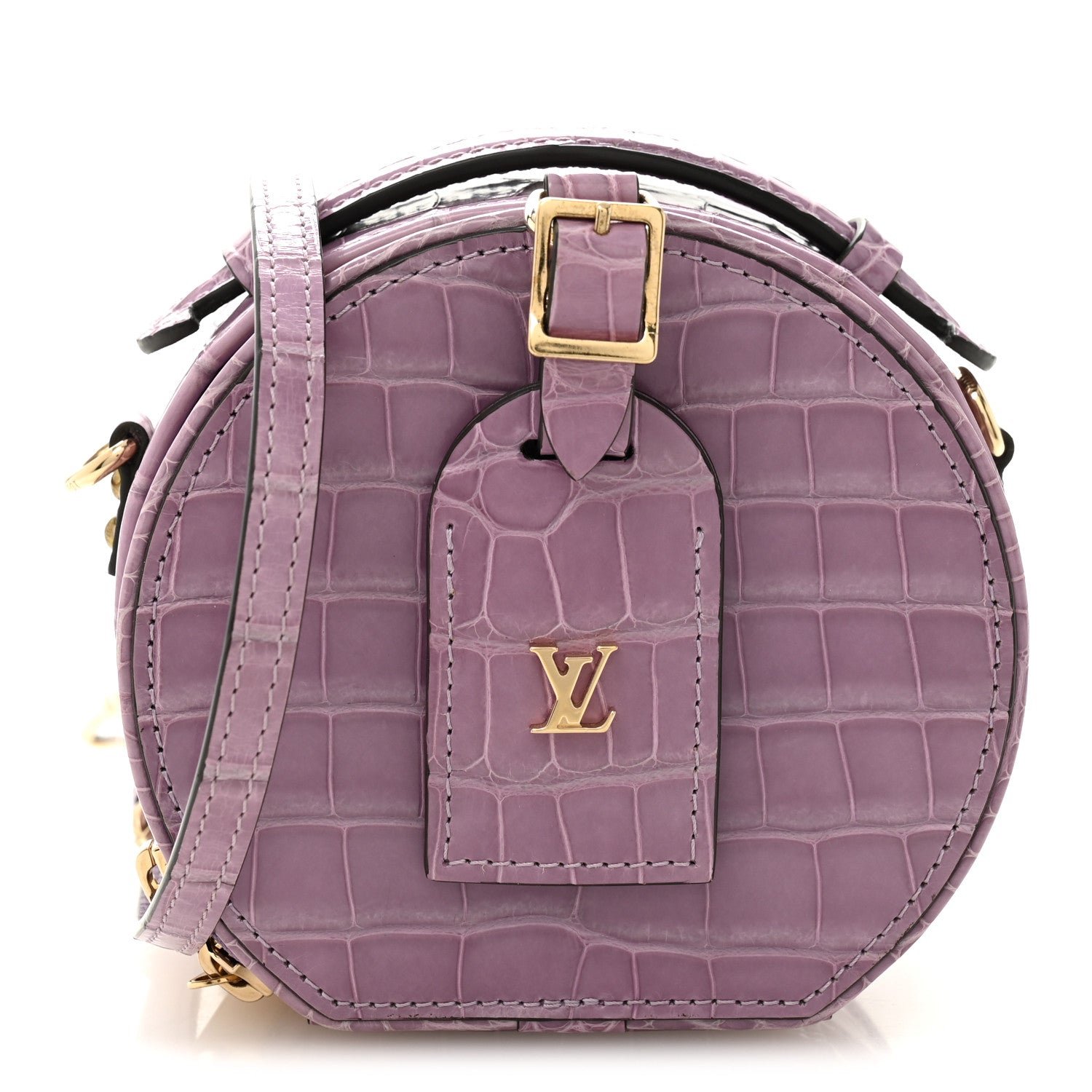 Louis Vuitton Louis Vuitton Alligator Mini Boite Chapeau Purple