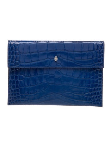 Embossed Leather Portfolio