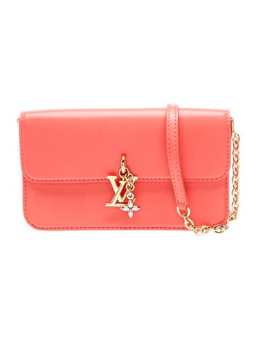 Leather LV Bloom Wallet On Chain