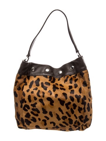Enameled Metal Triangle Top Handle Bag