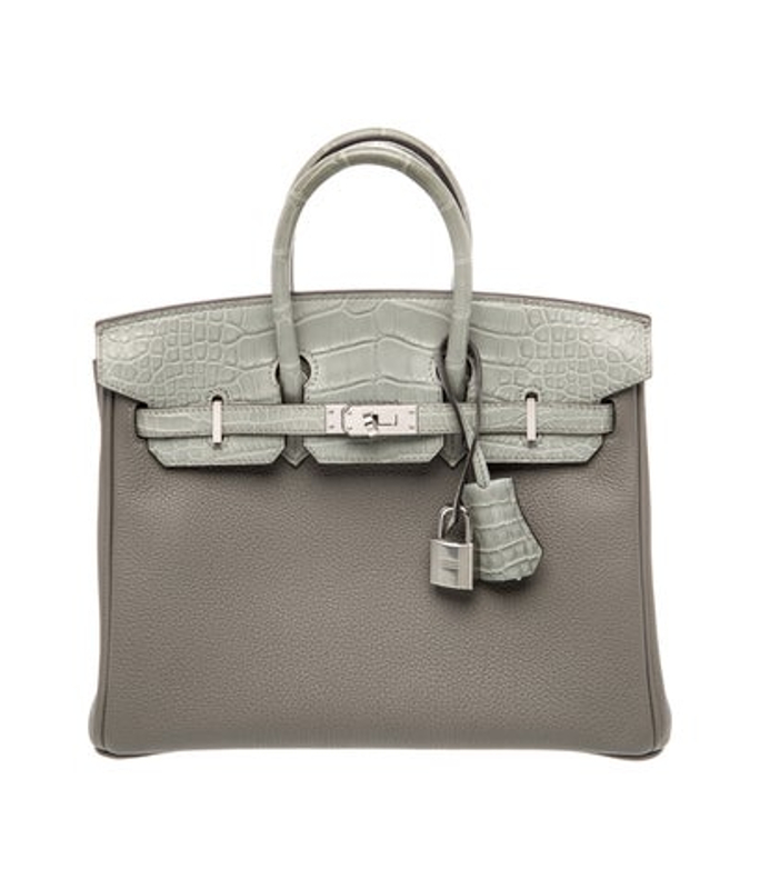 Hermes 2023 Togo Matte Alligator Birkin Touch 25