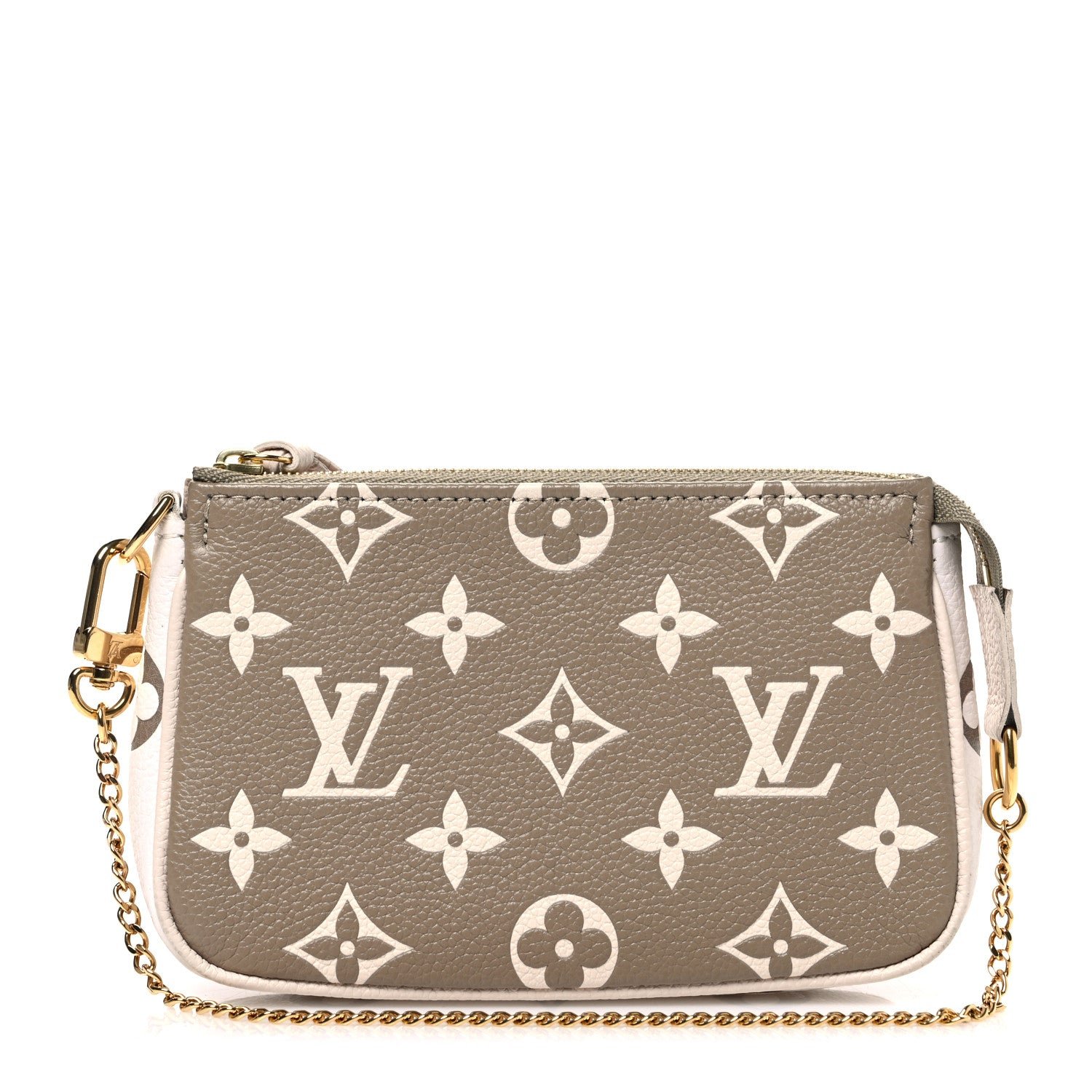 Louis Vuitton Empreinte Spring in the City Mini Pochette Accessories Kaki Beige Cream