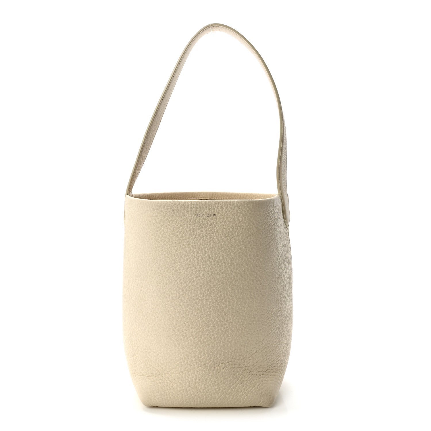 The Row Grained Calfskin Small N/S Park Tote Ivory