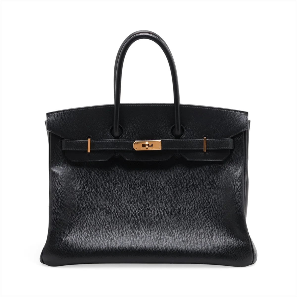 Hermès Birkin 35 Le Tournay Veau Epsom Black Gold Metal Fittings