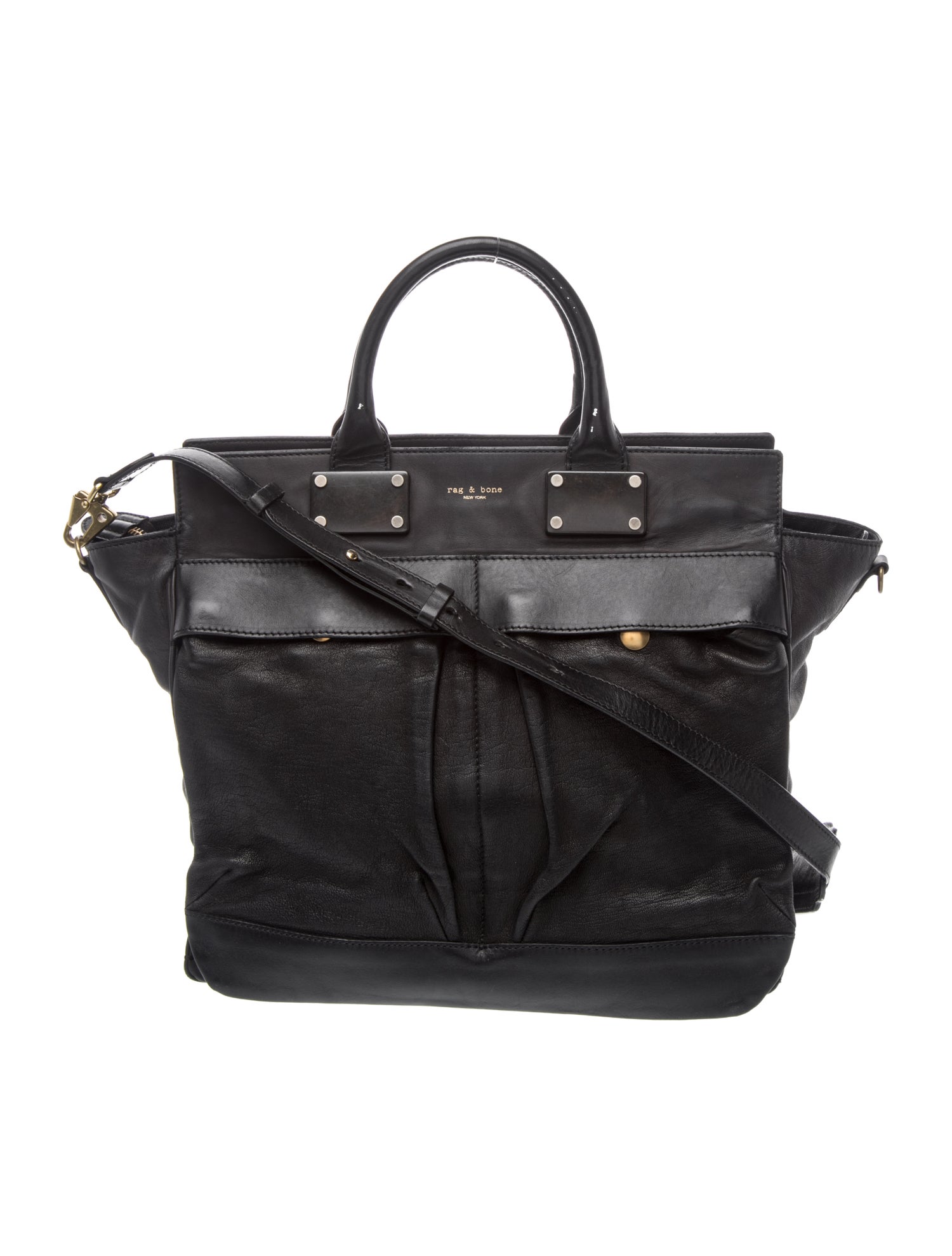 Rag & Bone Leather Top Handle Bag