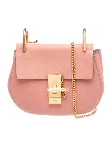 Chloe Leather Chloe Drew Shoulder Bag Medium