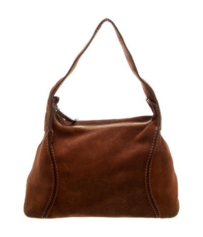 Tod's S Suede Top Handle Bag