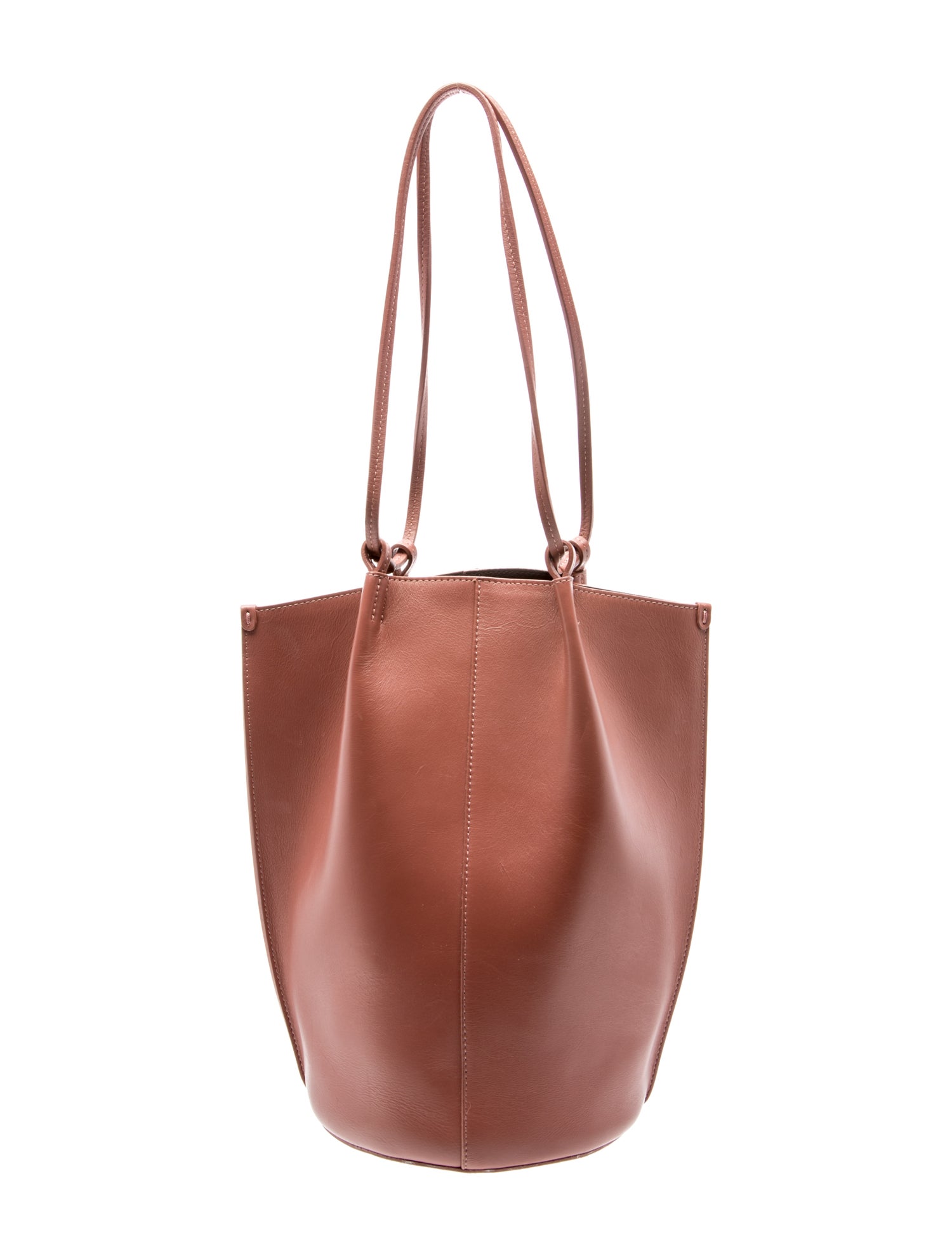 Leather Bucket Bag